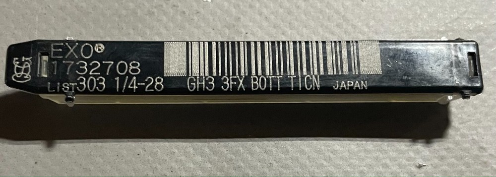 OSG 1732708 1/4-28 Spiral Flute Tap GH3 3fl Bottoming TiCN