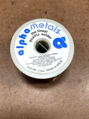 5 lbs Roll Rosin Solder | ALPHA Reliacore 15 Solder ~ 63Sn / 37Pb / Dia. .062