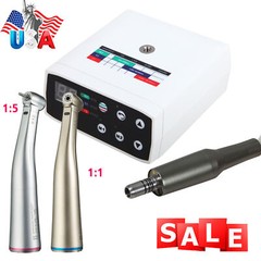 Pieza de Mano Dental 1:5 Aumento Contra Angulo Optico LED F/ NSK Motor Electrico