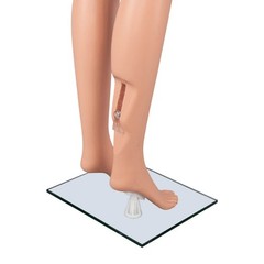 Female Plastic Mannequin Leg Form 43″ H Base Flesh Tone Legs Pants Shorts Skirts