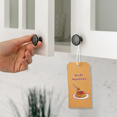 50 Pack Manila Shipping Tags with Elastic String Blank Labeling Tags