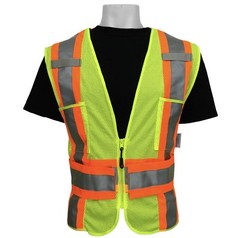 3M Class 2 High Visibility Reflective Safety Yellow Vest Medium Large X-Large XL