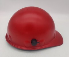 New Old Stock Fibre-Metal Roughneck P-2QRW Red Hard Hat Type 1 Class C Made USA