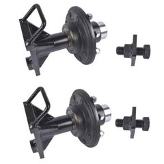 8 Lugs 8000LB 8 x6.5 Shipping Container Wheels Steel Bolt-on Spindle Kits NEW