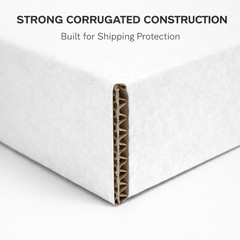 12 1/8 x 9 1/4 x 3″ White Deluxe Literature Mailers 200#/ect 32 50/Case