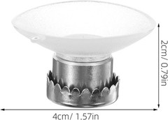 2 Sets Magnetic Soap Holders Wall Mounted Bathroom Soap Rack with Stainless