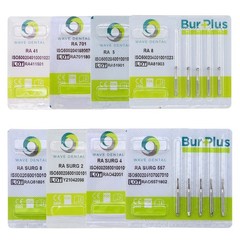 Wave Dental Carbide Burs Long Surgical Round Latch Bur RA 2 4 8 LAOS RA SURG 4