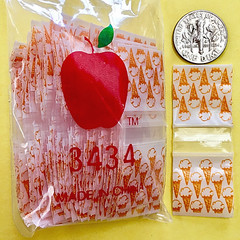 3434 MINI DESIGN ZIP BAGS 3/4″ X 3/4″ / 100PCS / 36 DSN TO CHOOSE, READ DETAILS
