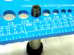 (TWO) 1/2 x 2″ L SHOULDER BOLT 3/8-16 THREAD 3/4″ HEAD HR