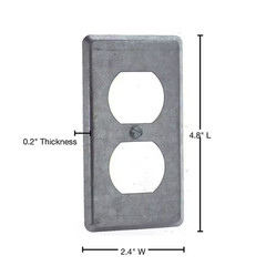 Metallic Handy Box Duplex Cover (58C7-25R)
