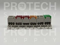 (Lot of 6) MK Electric UKK80 Unipolar Distribution Terminal Block with WARRANTY