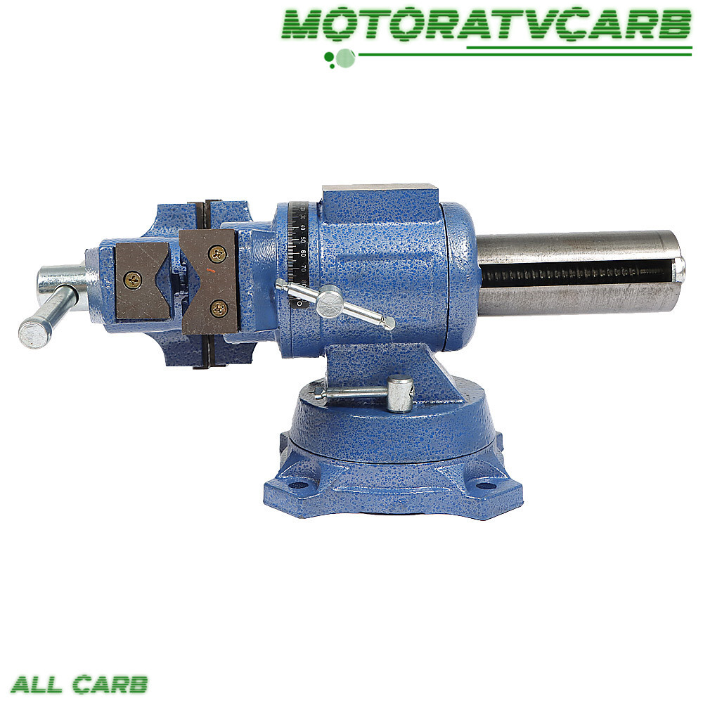 ALL-CARB 4″ Multipurpose Vise Bench Vise Heavy Duty Multi-Jaw Vise 360-Degree