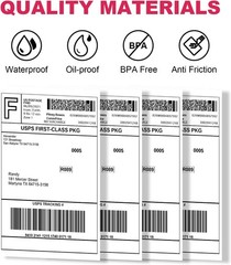 4″x6″ Direct Thermal Shipping Labels for Phomemo Printer Fanfold and Rolls lot