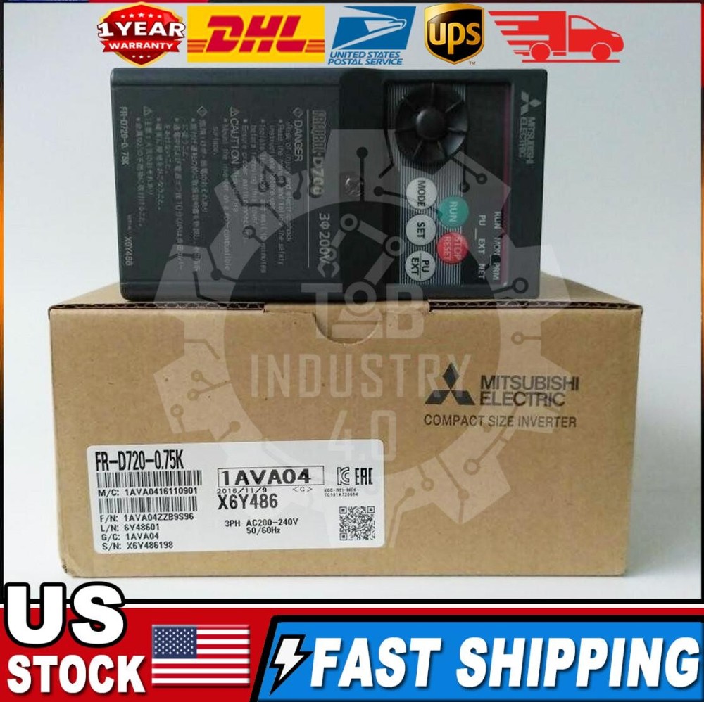 Mitsubishi FR-D720-0.75K Inverter New One Fast Shipping FRD7200.75K
