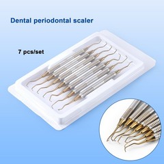 7pcs Periodontal Montana Jack Sickle Scaler Light Double Ended Dental Instrument
