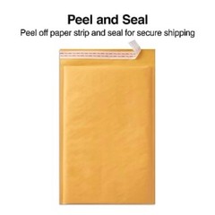 #7 Kraft Bubble Mailers 14.25×19 Self Seal Padded Envelopes Case of 144 Bulk Lot