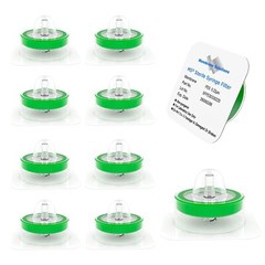 50Pcs PES Membrane Syringe Filter Sterile Lab Hydrophilic 33mm 0.22µm Individual