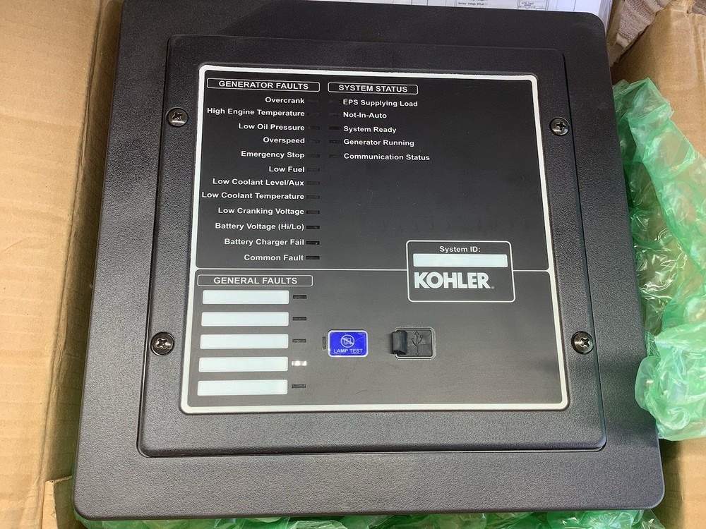 Kohler RSA III Remote Annunciator TT-1625 Panel Assy New