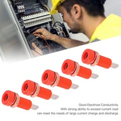 10pcs Banana Jack Socket Durable Connectors For Electronic Instruments