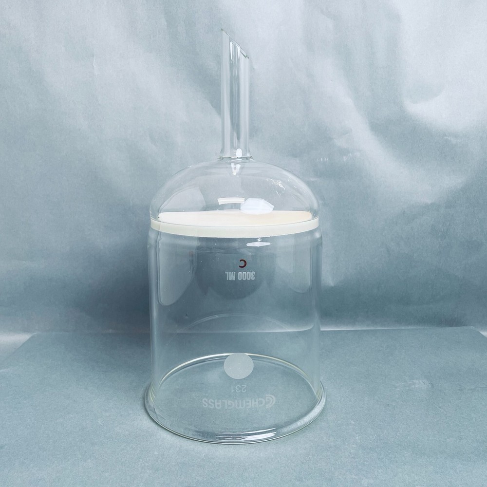 Chemglass Buchner Filter Funnel 3000 ml Coarse Fritted Disk