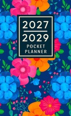 2027-2029 Pocket Planner: 3 Year Monthly Calendar (January 2027 – December…
