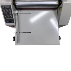 13″ 330mm 110V Laminator with 2 Knives Steel Roller Hot Cold Laminating Machine