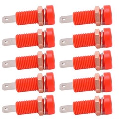 10pcs Banana Jack Socket Durable Connectors For Electronic Instruments
