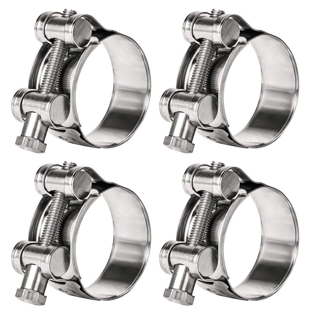 Sieqioor T-Bolt Hose Clamps 304 Stainless Steel (20-22mm 4-Pack) – Heavy Duty…