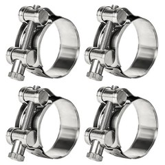 Sieqioor T-Bolt Hose Clamps 304 Stainless Steel (20-22mm 4-Pack) – Heavy Duty…