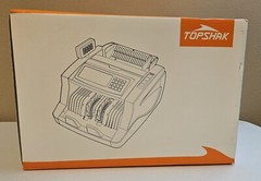 TOPSHAK TS-BC1 80W 1000pcs/min Money Counter Machine Counting Machine for Bank