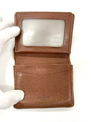 LOUIS VUITTON Monogram Japon Sangapur Business Card Case ID Holder M60530 Brown