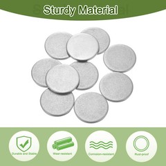 10Pcs Stainless Steel Disc 1 1/4″ Dia 0.12″(3mm) Thick Round Circle Plate