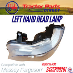 HEAD LAMP LH FOR MASSEY FERGUSON 2605 2615 2625 2635 2435P00201