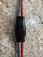 10 AWG Black Deutsch DTP 4 Pin waterproof connector Yellow Red Blue Black