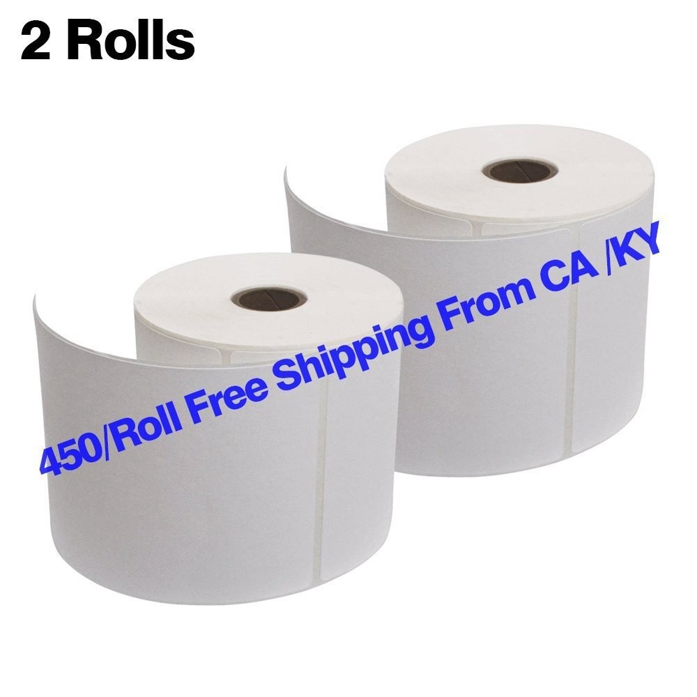 4″ x 6″ Direct Thermal Shipping Labels 450/Roll for Zebra ZP450 505 2844 Eltron