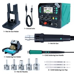 YIHUA 983D Digital Soldering & Hot Air Rework Station Blower BGA Desoldering Kit