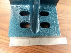 T-Slot Angle Plate webbed End 6-1/2x5x4-1/2″ high tensil cast iron SAPW-IN654