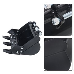 For 0.8-1.8 Ton Mini Excavator 400mm Trenching Bucket Attachment With Teeth US