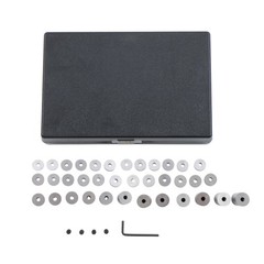 36 Pcs 0.050-1.0″ Steel Spacer Block Set in Fitted Case Fit For Set-up Work