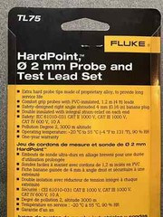 🇺🇸Genuine Fluke TL75 Hard Point 2mm Probe & Test Lead Set Don’t Be Fooled🇺🇸