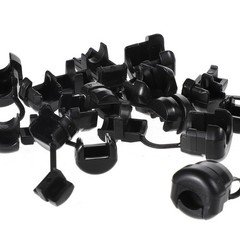 20Pcs 6N4 & 4N4 Round Strain Relief Cord Connector Power Cord Strain Relief B…