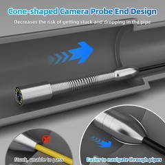 Sanyipace 10.1″ Sewer Camera 230FT w/ Locator, Self-Leveling, Distance Counter