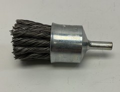 OSBORN Steel Bristle Knotted End Brush 1″ RUFTUF .020 Wire 1/4″ Stem – (RE201)