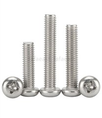 304 Stainless Steel Phillips Cross Pan Head Screws Bolt Inch 5/32，1/4，5/16，3/8，