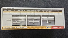 Universal Hardware Heavy-Duty Commercial Door Closer Aluminum UH4031-NEW