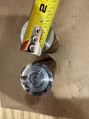 4140 Hot Rolled Steel Bar Round Stock Heat Treated 1 1/2” OD x ~ 5” Lot of 2