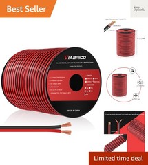 High-Quality 16AWG 50FT Red & Black Wire – Perfect for LED and DC Applications