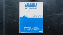 Yamaha 25D 30A Outboards Service Manual 695-28197-75 1983 Illustrated