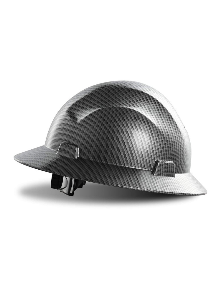 LANON Full Brim Hard Hat, OSHA Construction Work Approved, Premium Charcoal G…