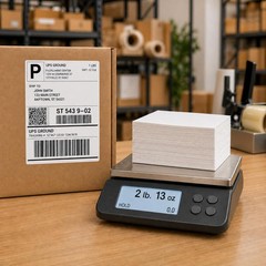 PACKZON 4×6 Direct Thermal Shipping Labels – 500 Fanfold 1 Stack, White
